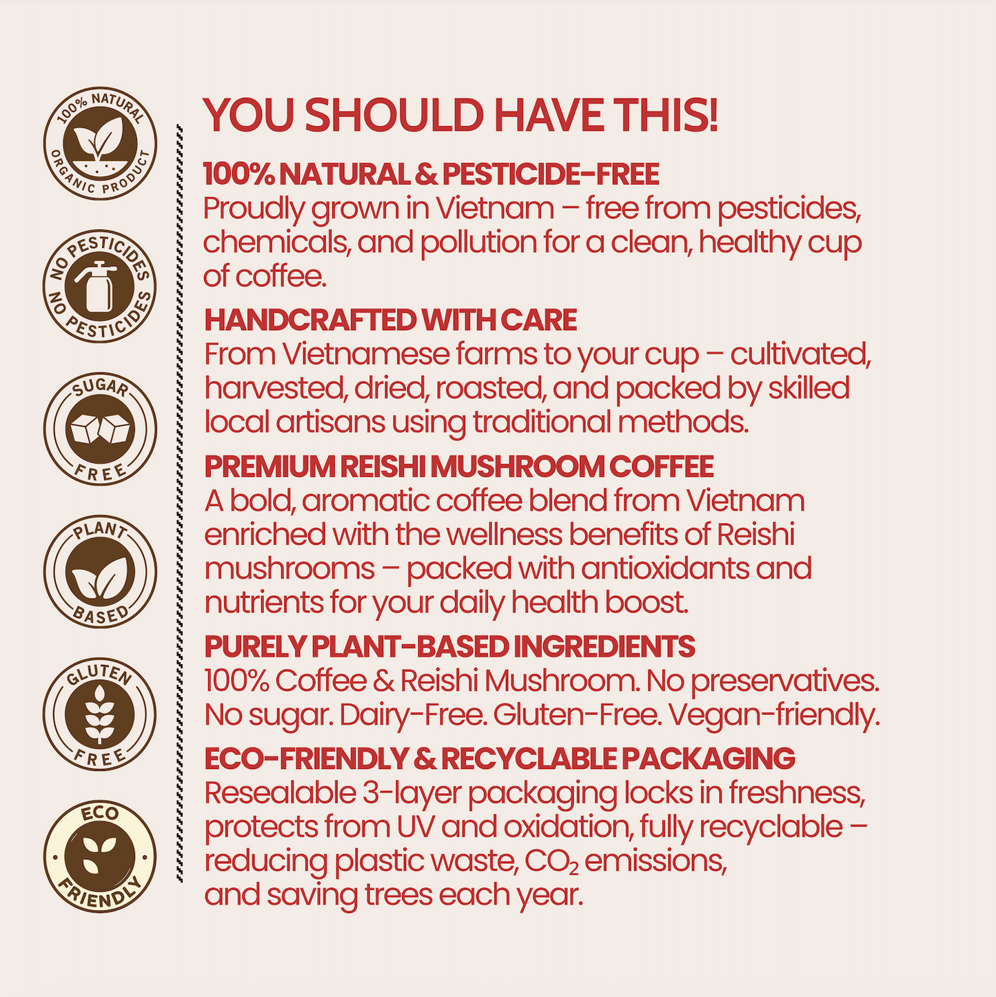 Smurfkit® Organic Mushroom Instant Coffee 2-in-1| Energy · Focus · Immunity