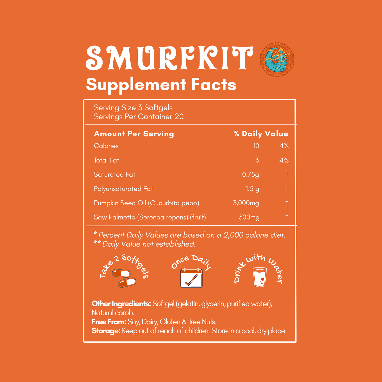Smurfkit® Pumpkin Seed Oil Softgels