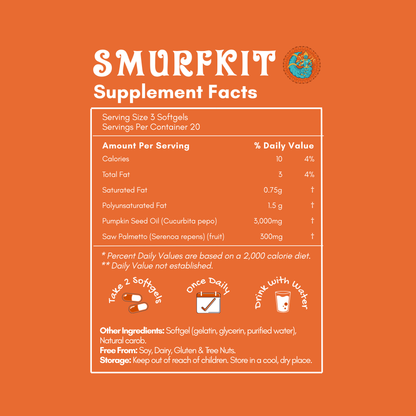 Smurfkit® Pumpkin Seed Oil Softgels